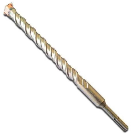 SDS Drill Bit Cross Tip 25x310mm 4-Cut Heavy Concrete Masonry Drill